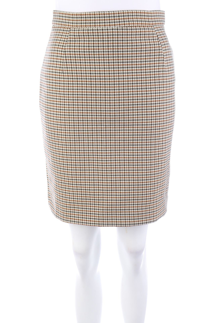 H&M - Bleistift-Rock mit Hahnentritt-Muster - D 34