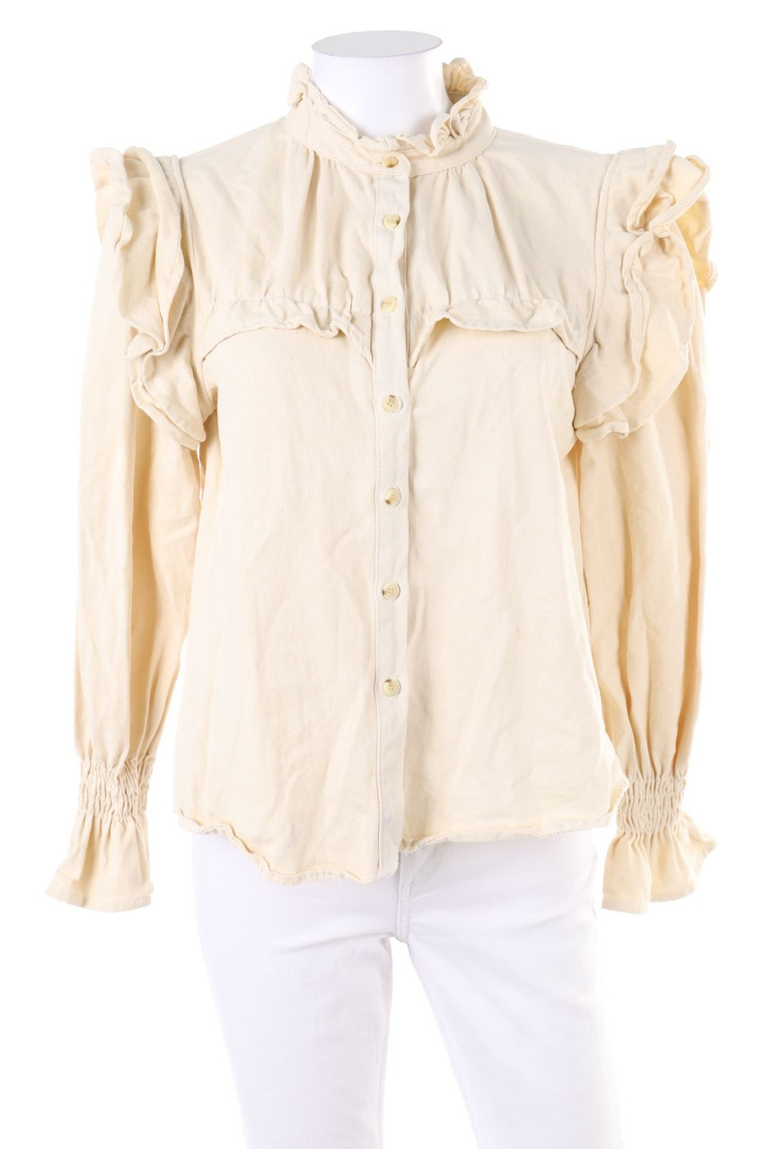 dilvin - Hemd-Bluse mit Volants - D 38