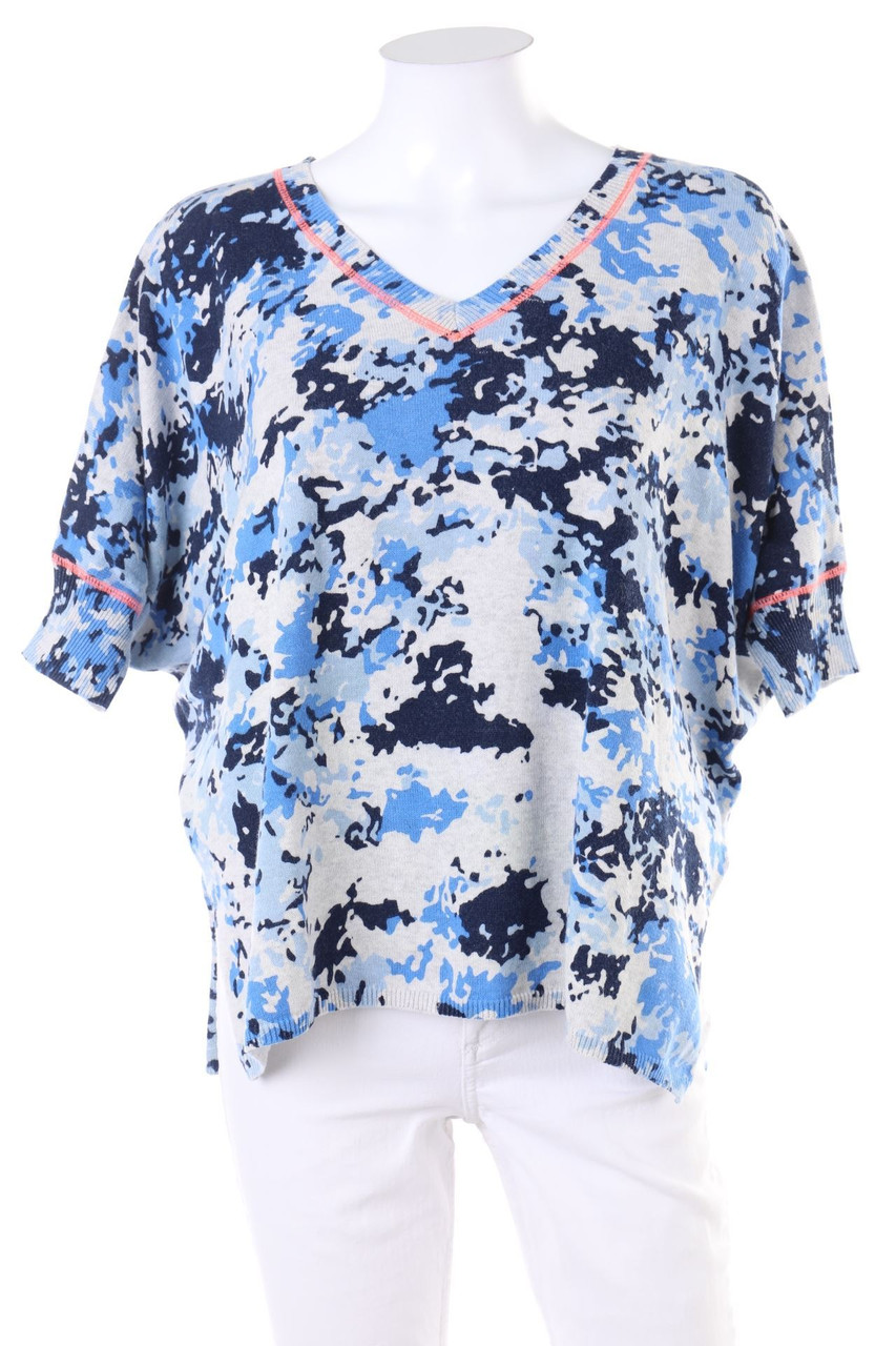 absolut cashmere - Print-Kurzarm-Shirt aus Baumwolle mit Batwing-Ärmeln - S