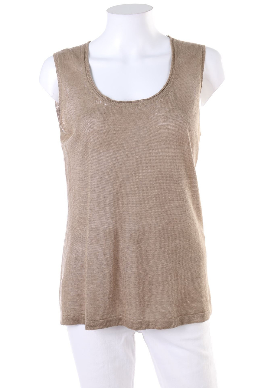 GERARD DAREL - Strick-Top aus Leinen mit Lochstrick-Details - D 36