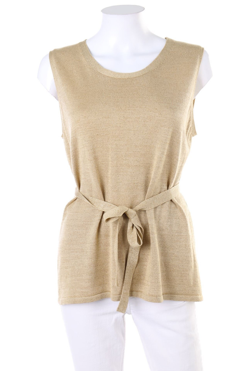 Modissa - Glitzer-Strick-Top aus Seide - XXL