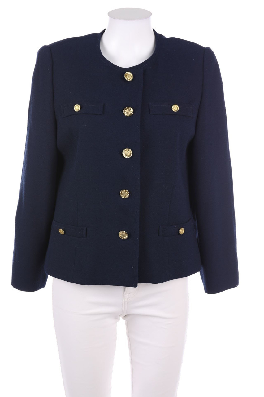 MAURICE WEINBERG - Blazer-Jacke aus Schurwoll-Mix - D 38