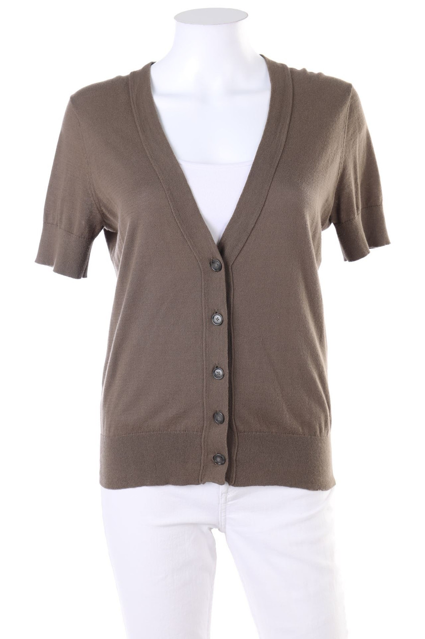 Ann Taylor LOFT - Kurzarm-Baumwoll-Cardigan - S