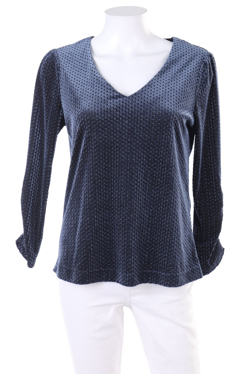 DONNA - Longsleeve-Shirt aus Samt - D 36