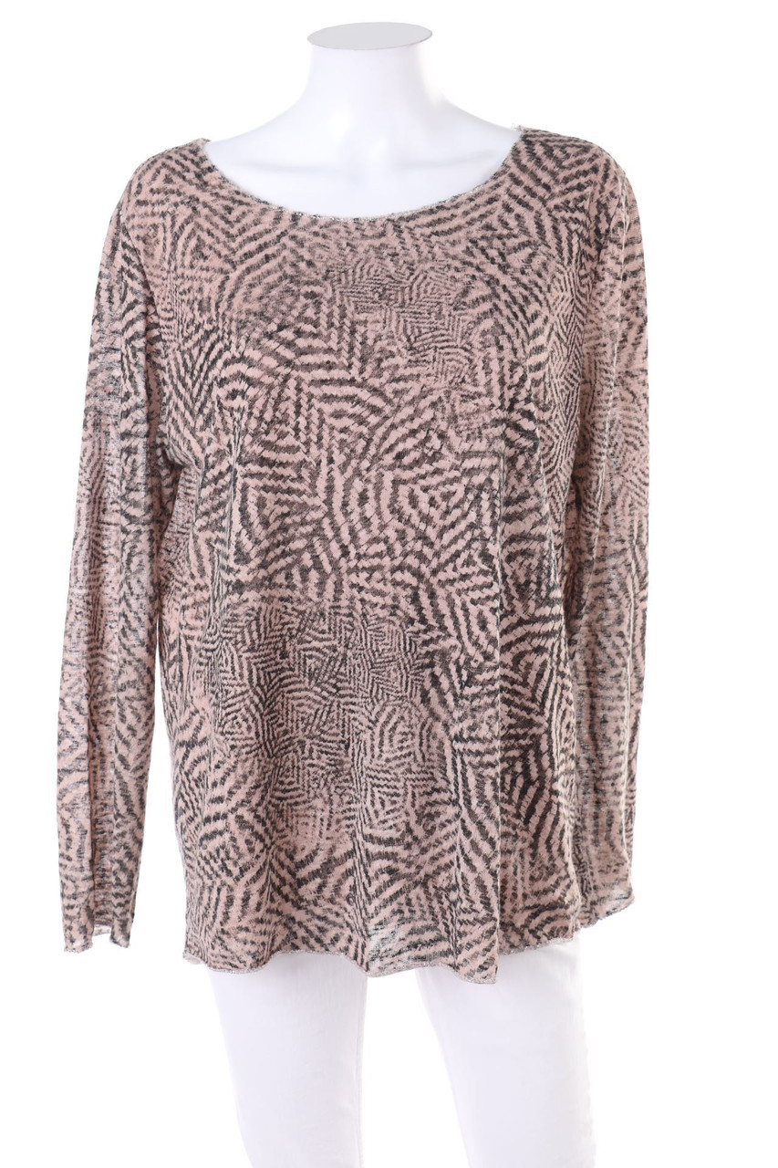 SELECTED TOUCH - Longsleeve-Shirt mit Print - L