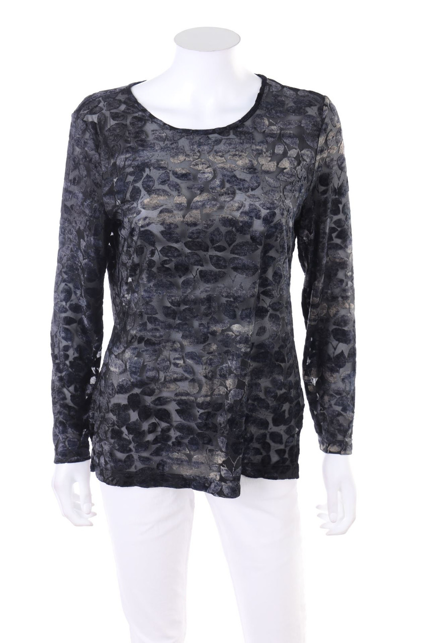 EINHORN - Longsleeve-Shirt mit floralem Muster - D 38