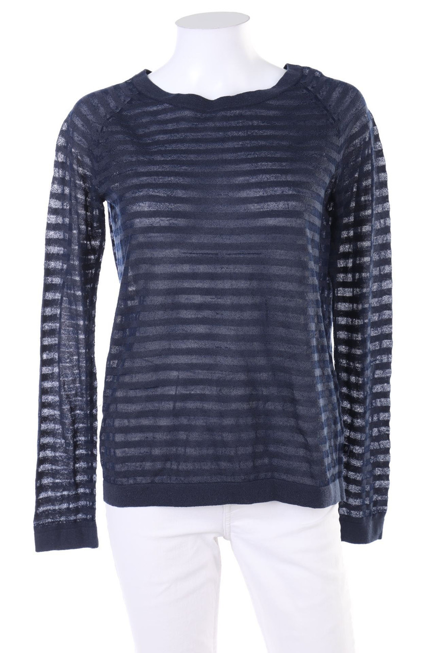 s.Oliver - Streifen-Strick-Pullover mit Glitzer - M