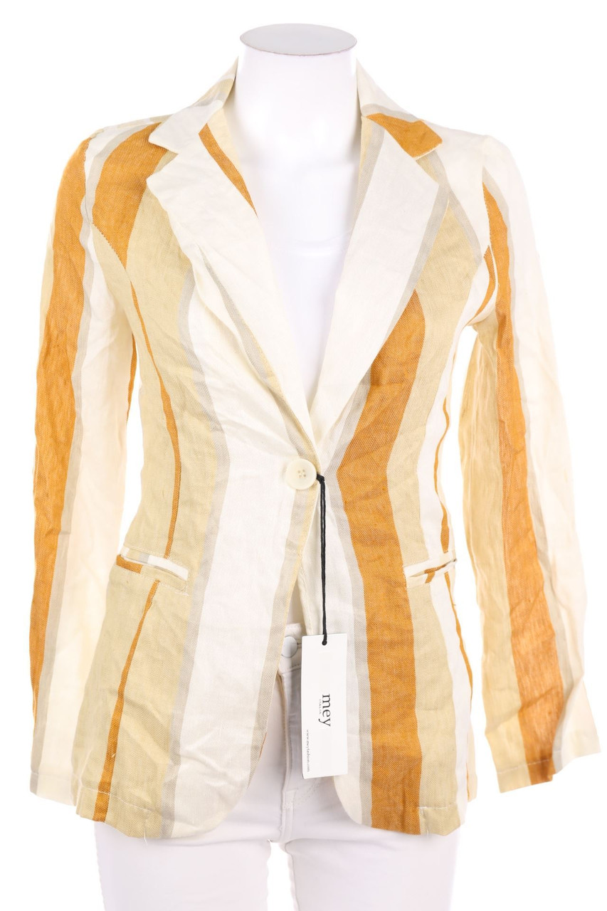 mey ITALIA - Leinen-Blazer mit Streifen - XS