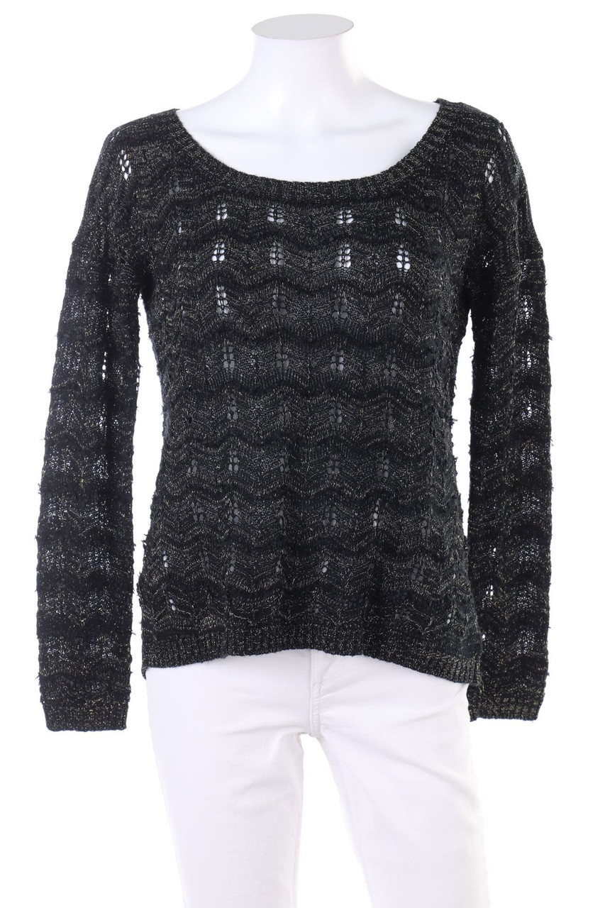 zebra - Strick-Pullover mit Glitzer - S