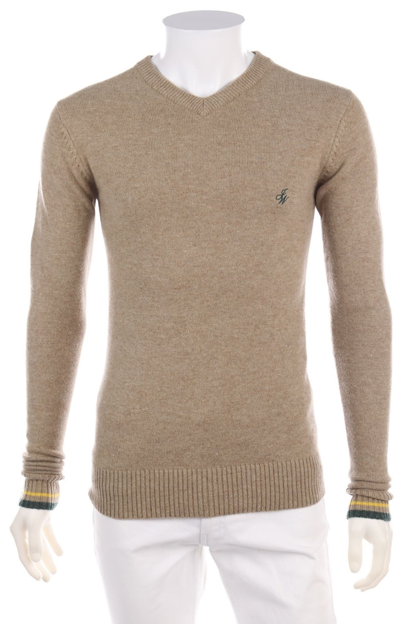 Jack Wills - V-Neck-Pullover aus Woll-Mix mit Kaschmir - XS