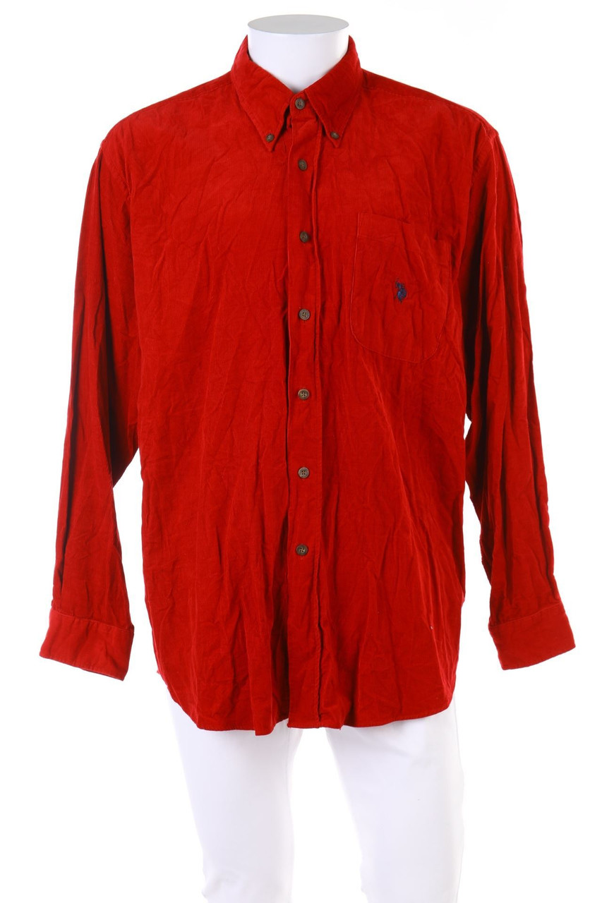 U.S. POLO ASSOCIATION - Cord-Button-down-Hemd aus Baumwolle - XL