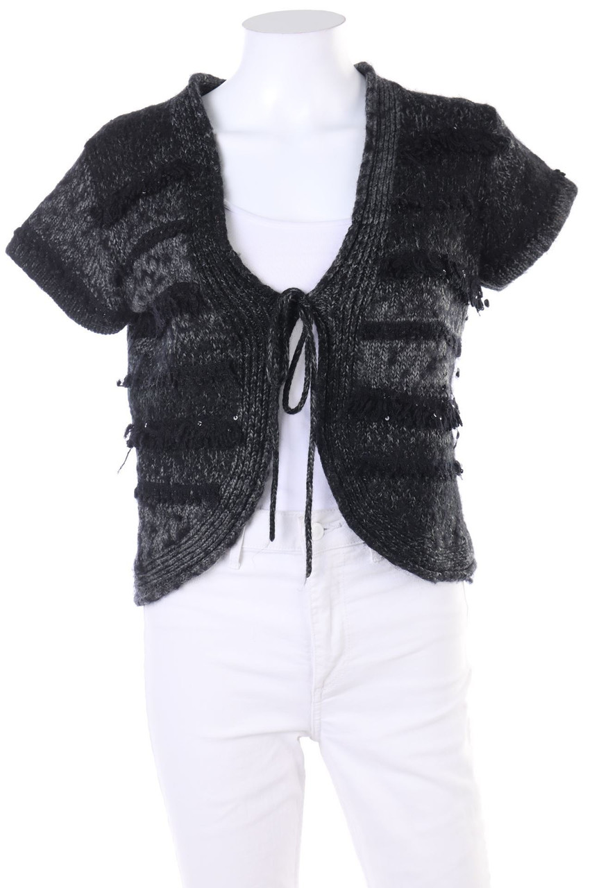 CPM the collection! - Bolero aus Woll-Mix mit Pailletten - D 42