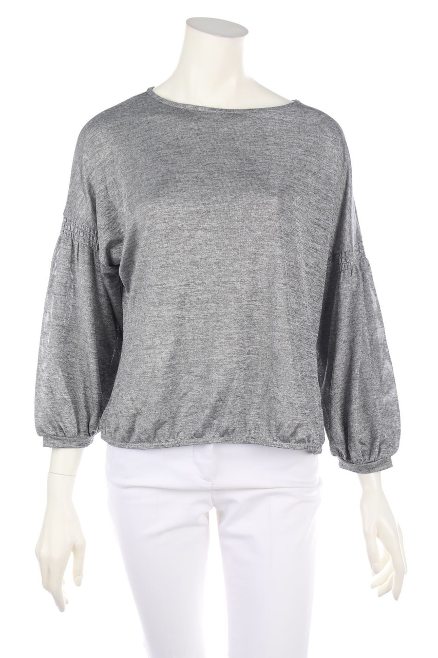 OPUS - T-Shirt mit Smok-Details - D 38