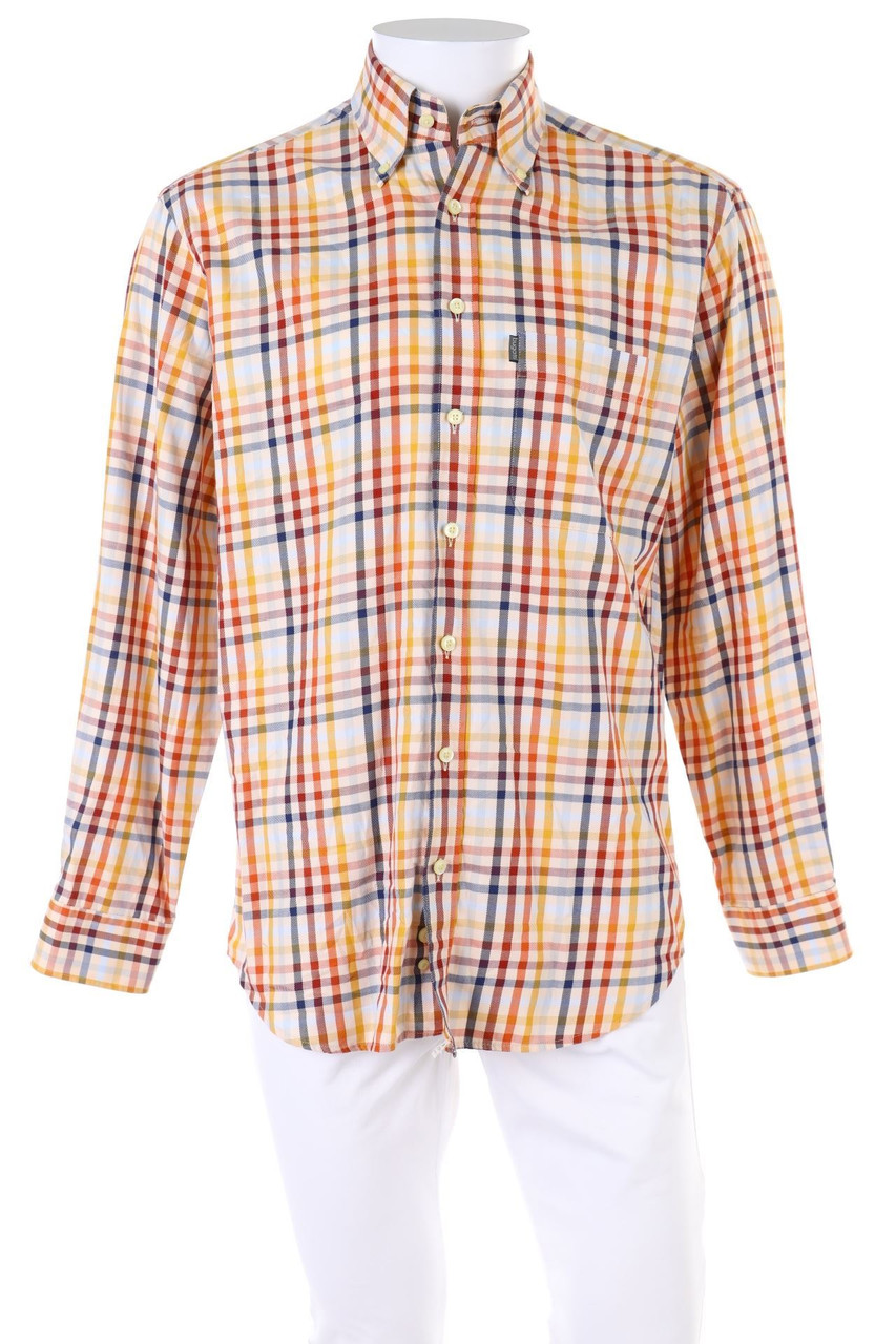 bugatti - Karo-Button-down-Hemd aus Baumwolle - M