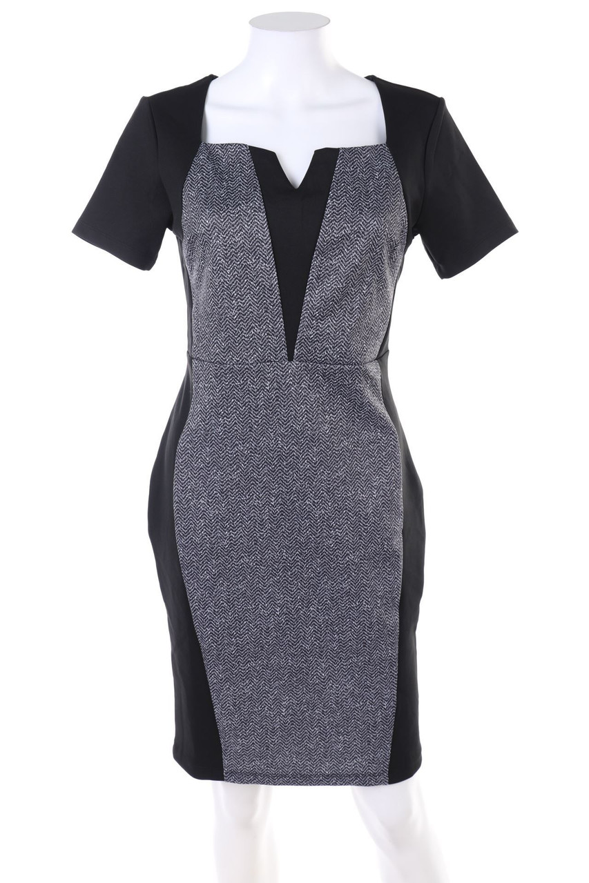 BODYFLIRT - Kleid mit Zickzack-Muster - D 36-38