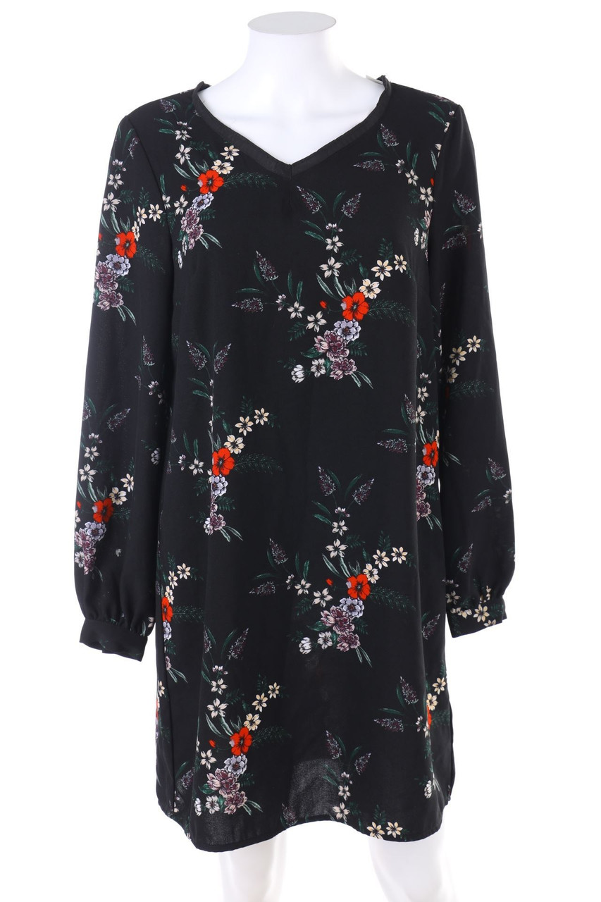 H&M - Shift-Kleid mit Blumen-Print - D 40