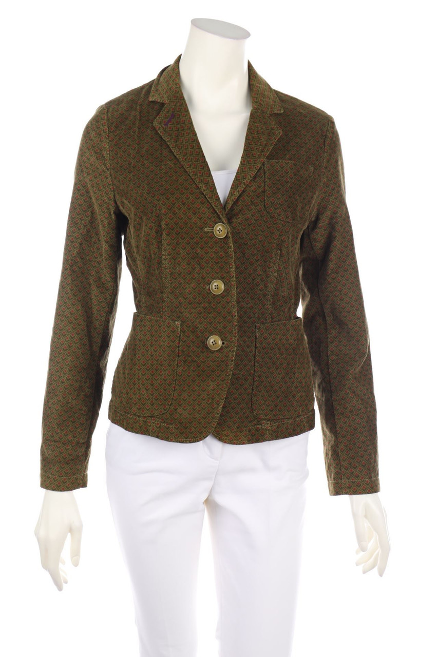 Marc O´Polo - Cord-Blazer mit Geo-Print - D 36