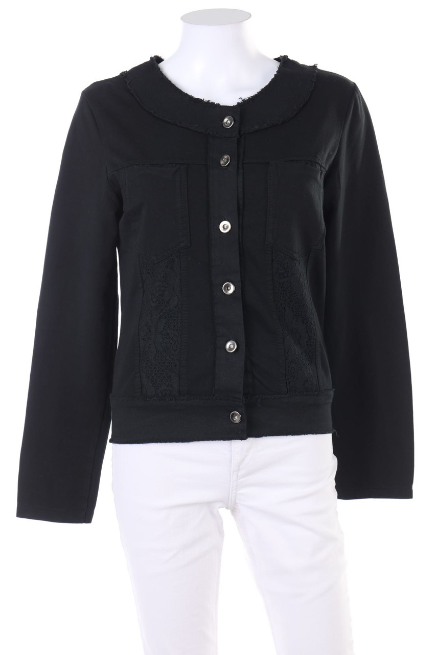 Ohne Label - Sweatjacke mit Spitze - M