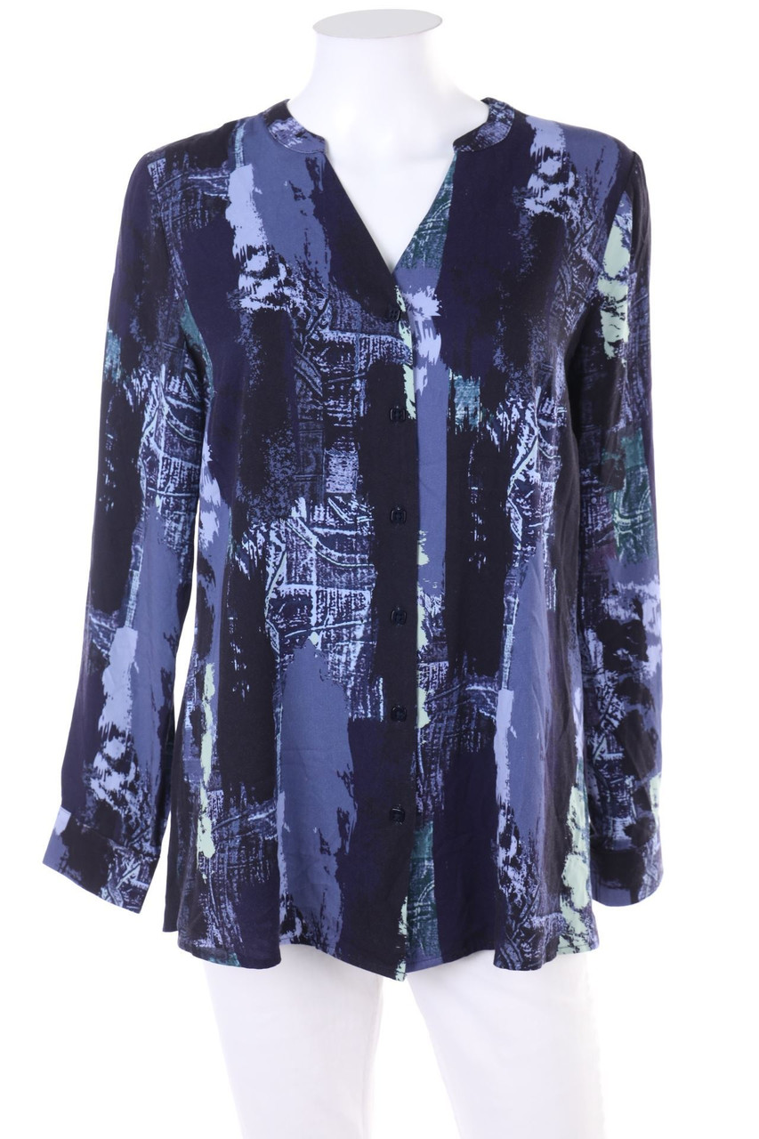creation L - Print-Bluse aus Viskose - D 38