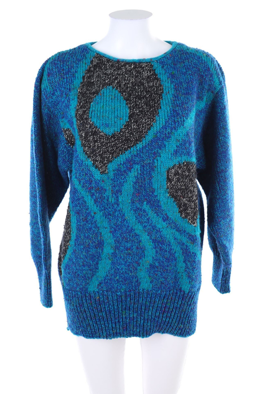 s. fontaine - Strick-Pullover aus Woll-Mix - D 40