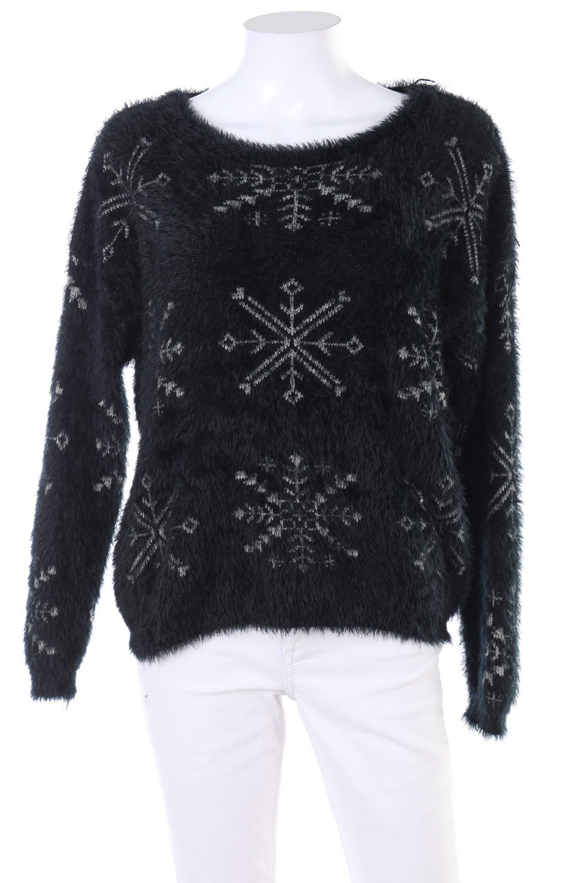 Ohne Label - Weihnachts-Strick-Pullover - D 38