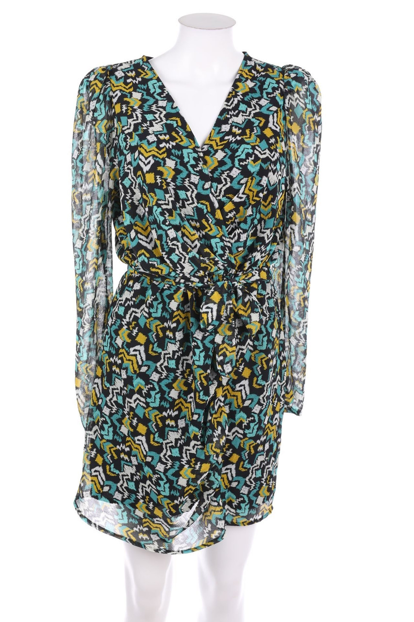 promod - Print-Kleid mit Gürtel - D 38