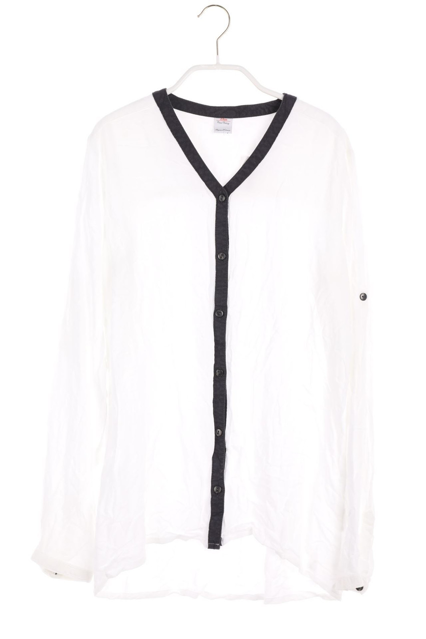s.Oliver - Bluse mit Krempel-Ärmeln - 176