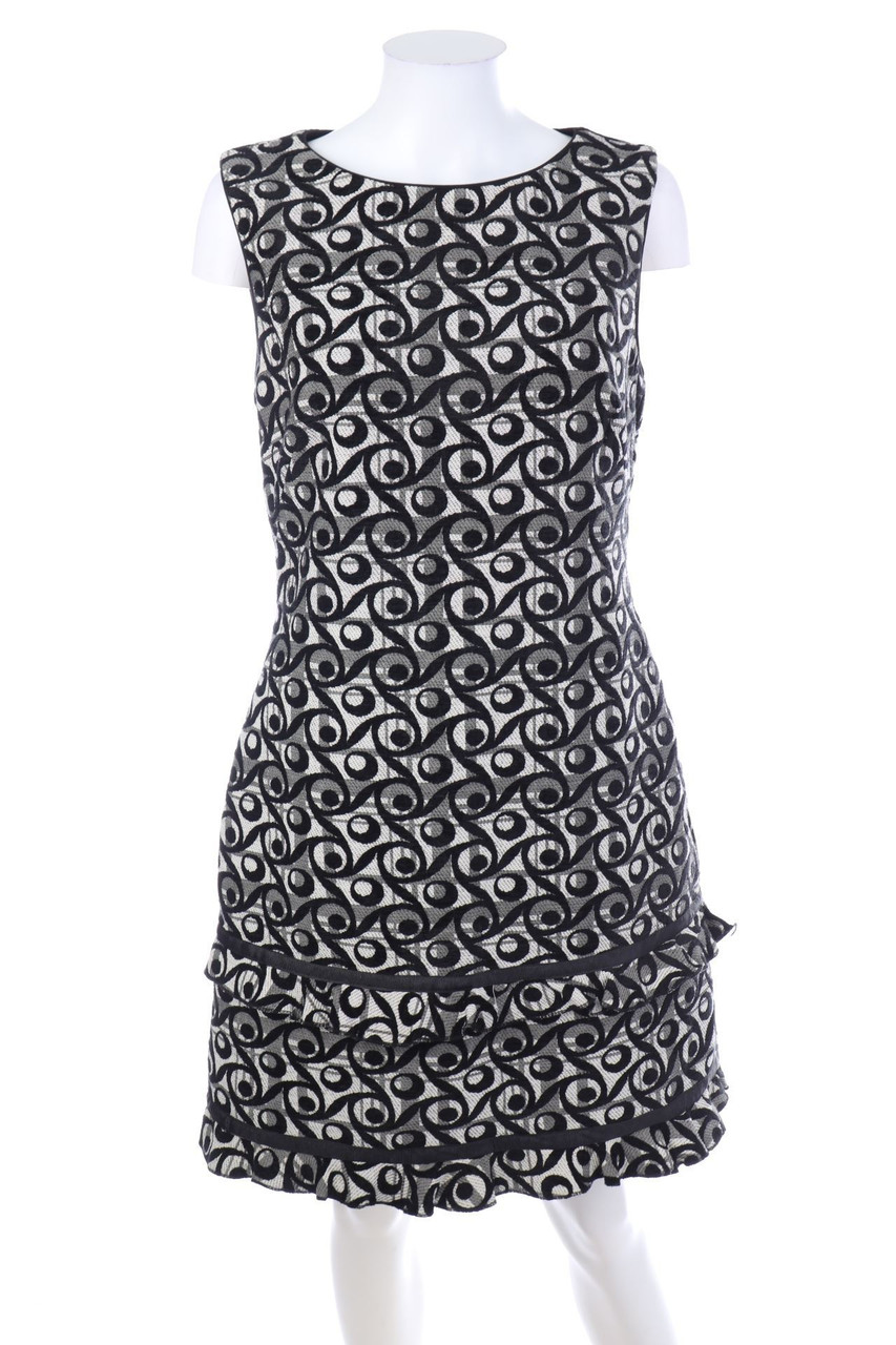 Explosion - Etui-Kleid mit floralem Muster - D 38