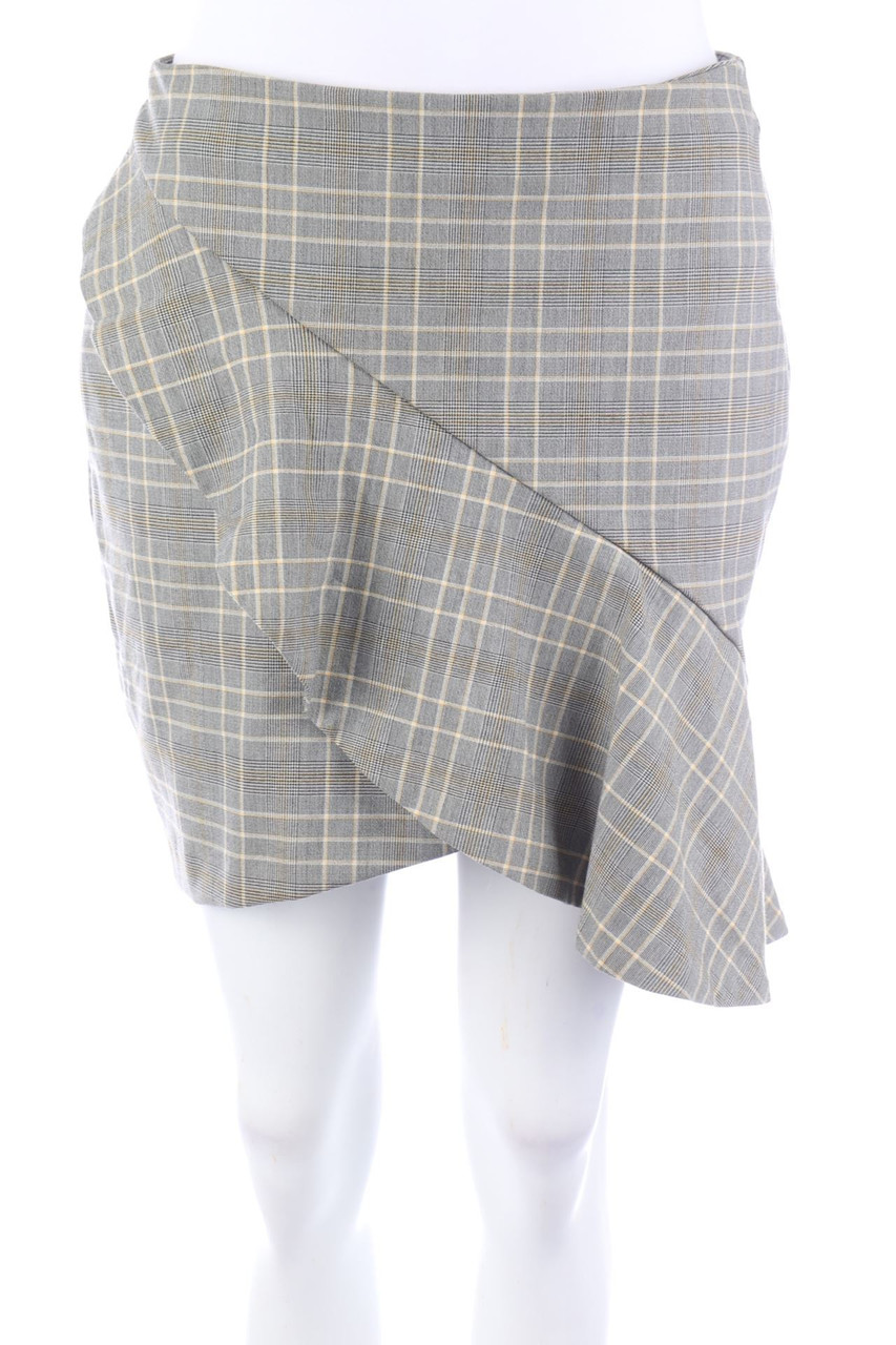 H&M - Tartan-Mini-Rock mit Volants - D 38