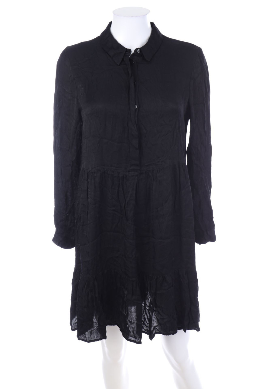 ZARA WOMAN - Satin-Blusenkleid - M