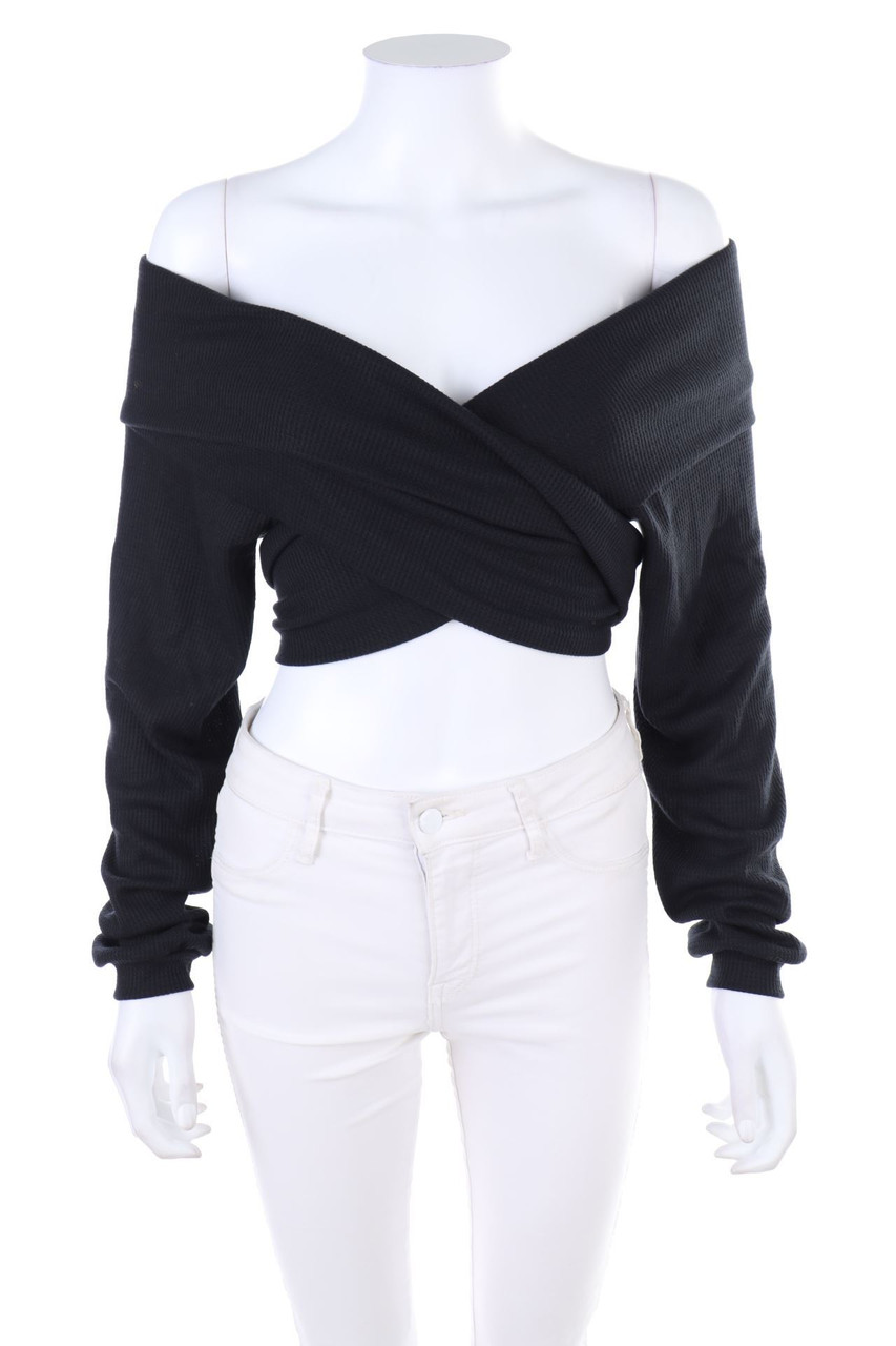 By Egreis - Carmen-Cropped-Shirt - L