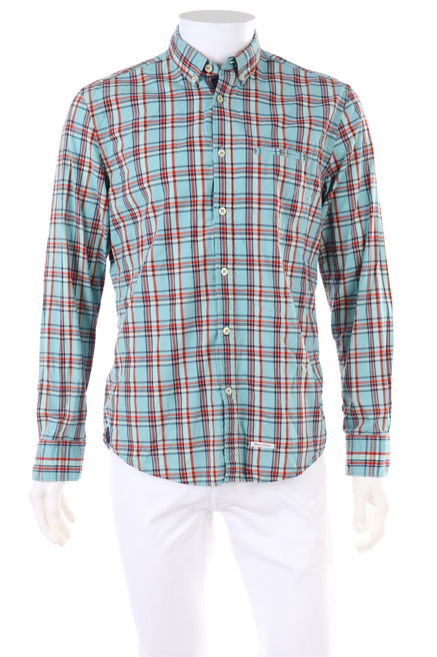 Marc O´Polo - kariertes Button-down-Hemd - M
