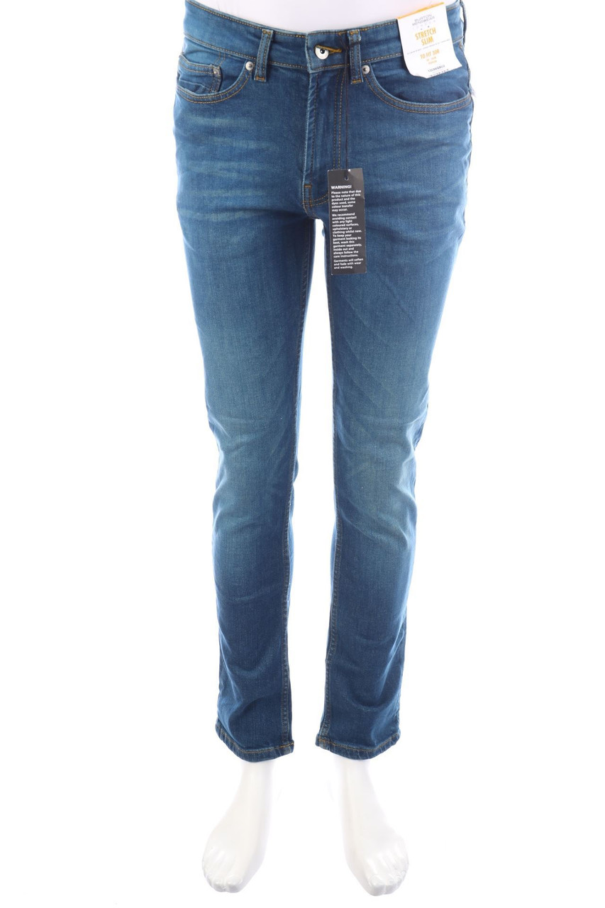 BURTON MENSWEAR LONDON - Slim Jeans im Used Look - W30