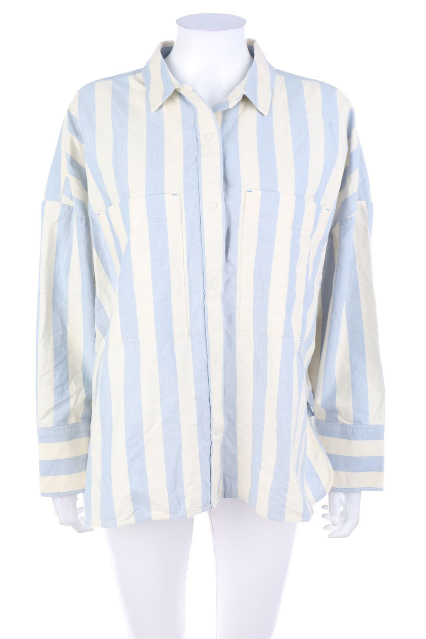 EVERLANE - Oversize-Bluse mit Streifen - XL