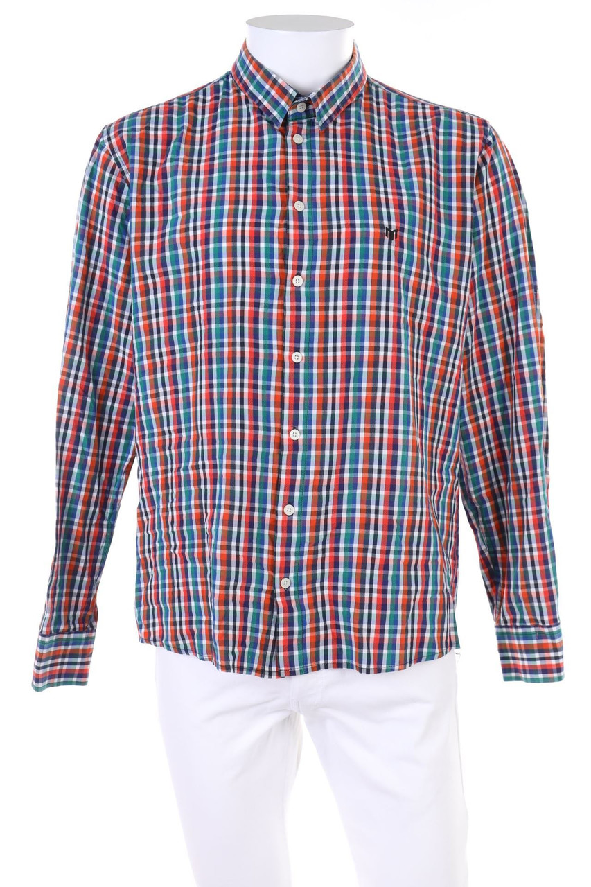 minimum - kariertes Hemd aus Baumwoll-Mix - XXL