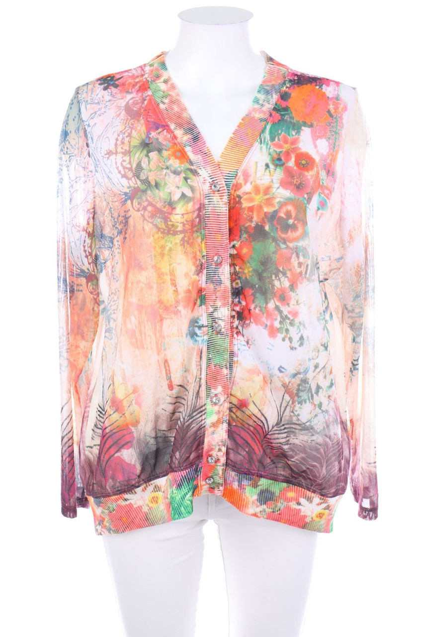 passport. - Cardigan mit floralem Muster - D 44