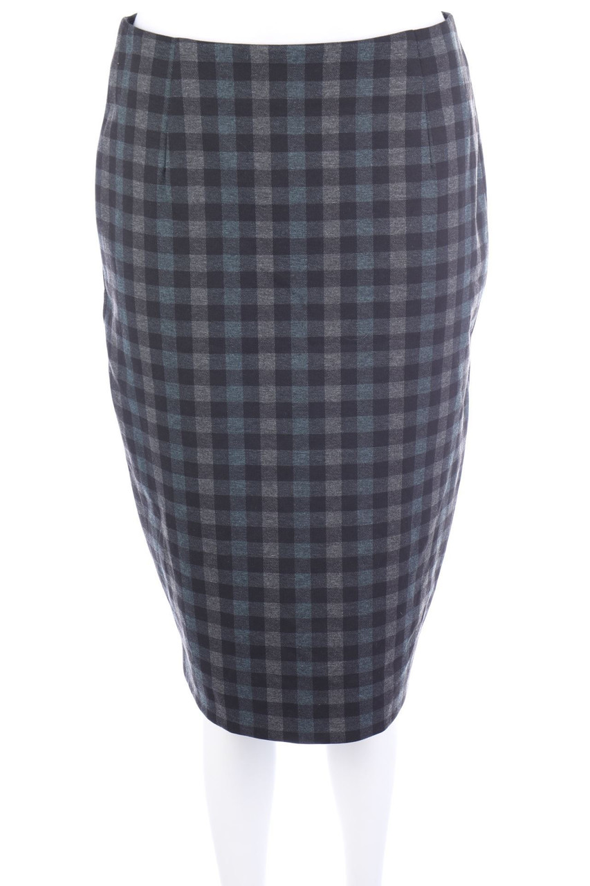 ESPRIT - Bleistift-Rock mit Karo-Muster - M