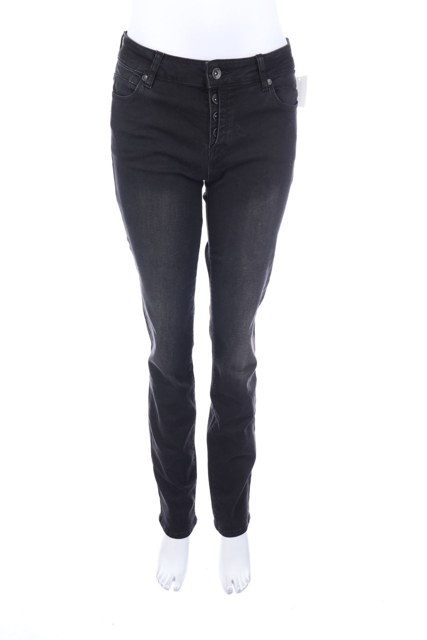 ESPRIT Denim - Used Look Straight Cut Jeans - W27