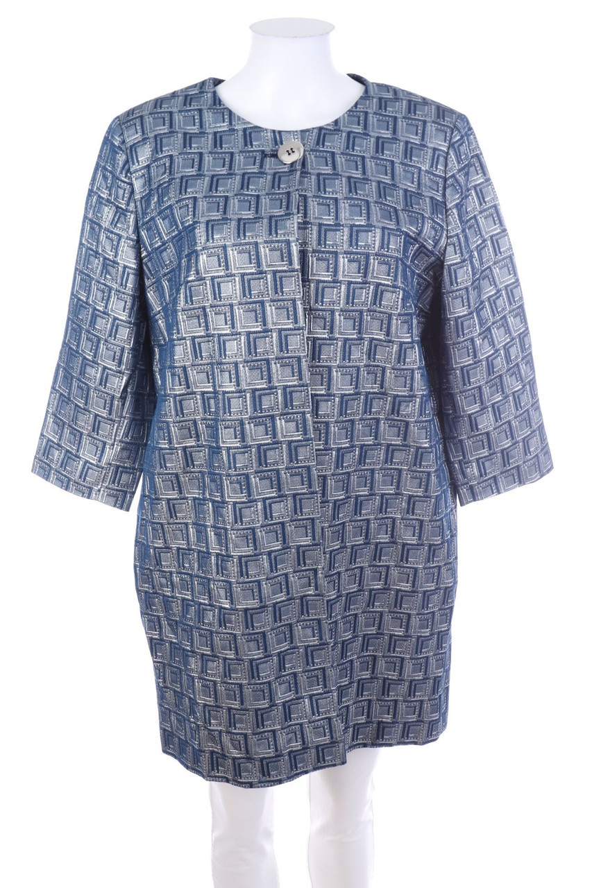 SECONDHAND - Jacke in A-Linie mit geometrischem Muster - M