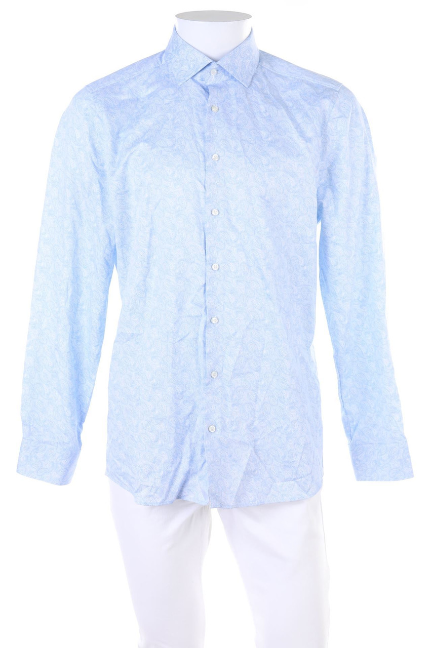 OLYMP - Hemd aus Baumwolle mit Paisley-Print - 42