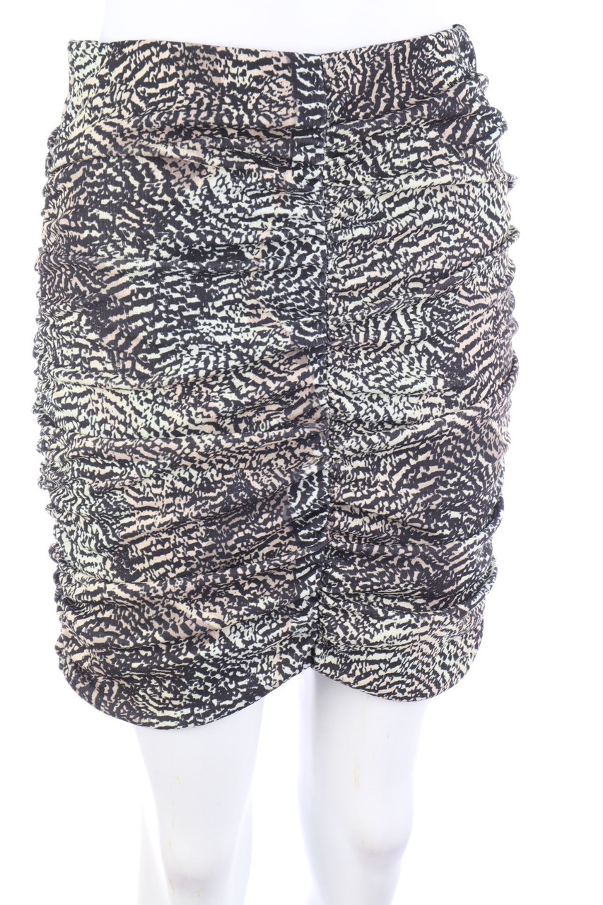 H&M - Print-Rock mit Drapierung - S