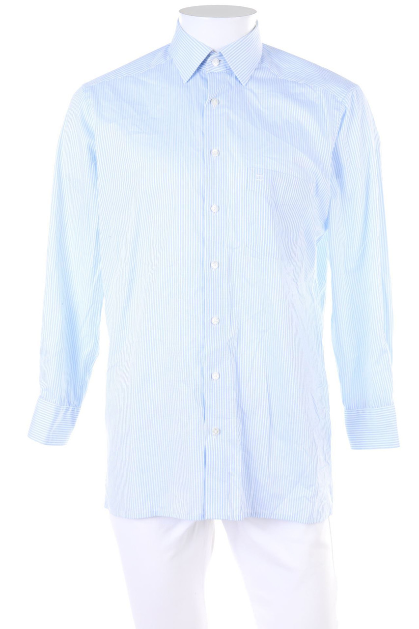 OLYMP Luxor - gestreiftes Hemd aus Baumwolle - 40