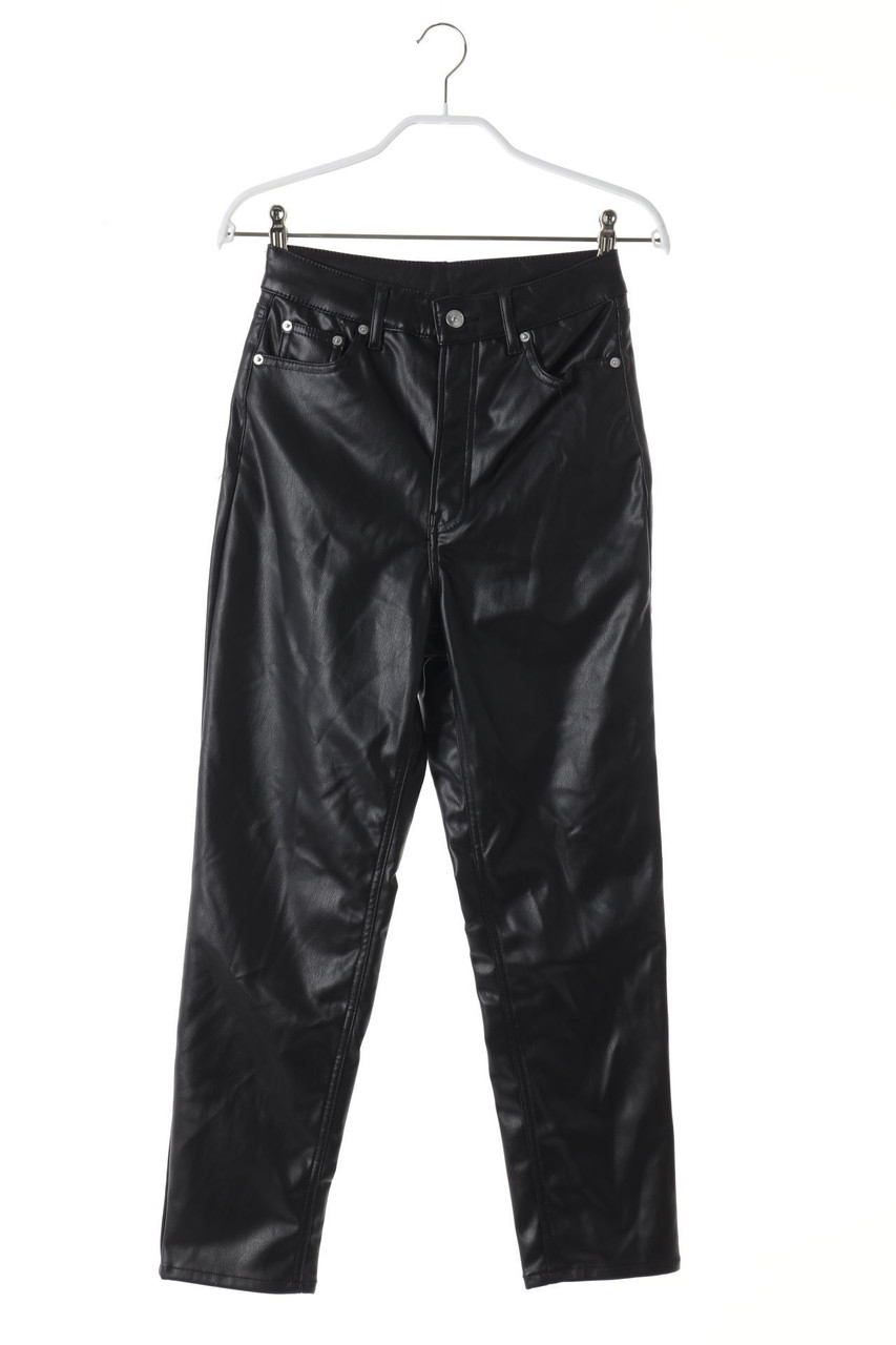 H&M DIVIDED - Kunstleder-Hose - D 34