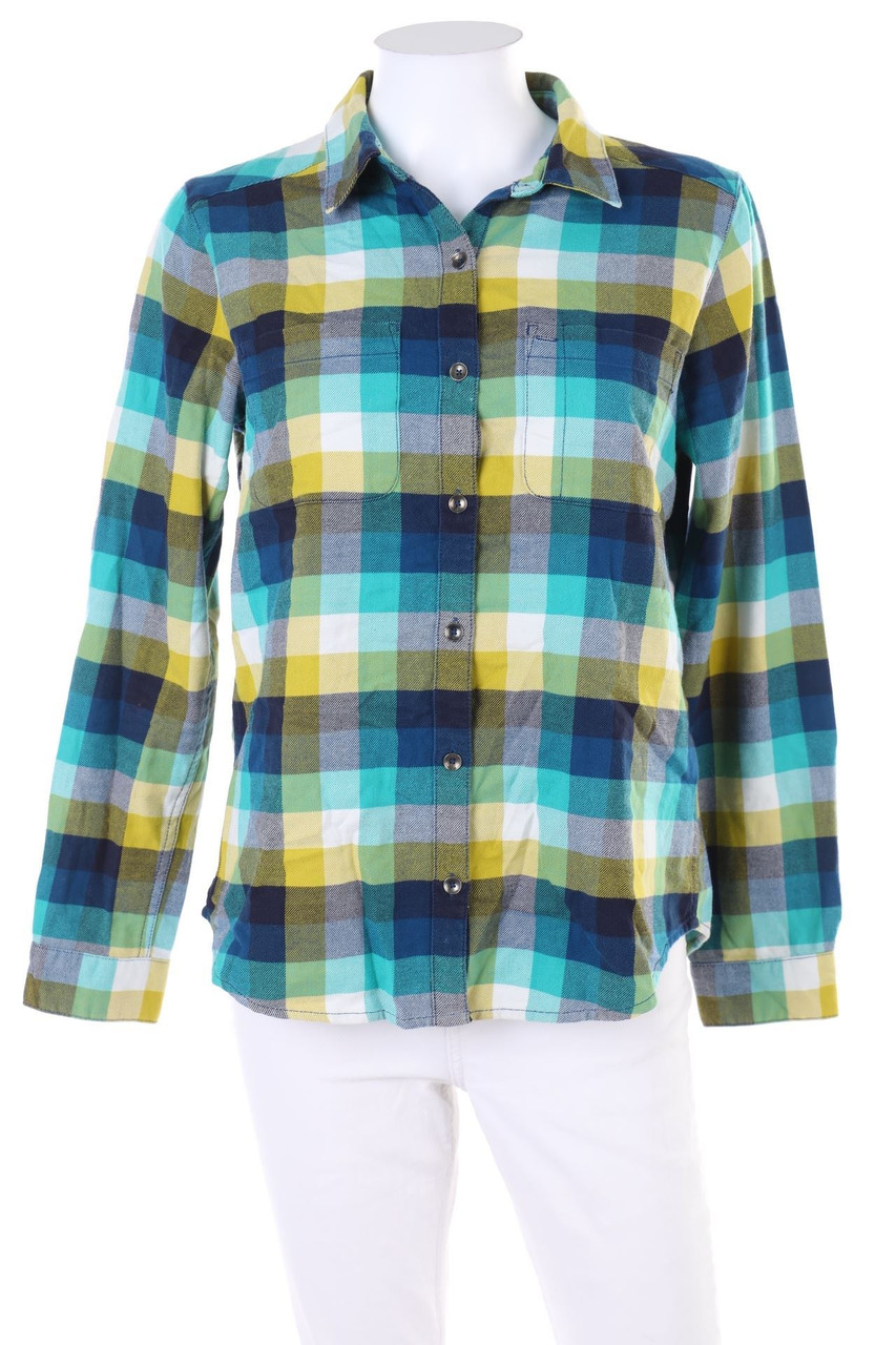 ROYAL ROBBINS - Karo-Hemd-Bluse aus Baumwolle - S