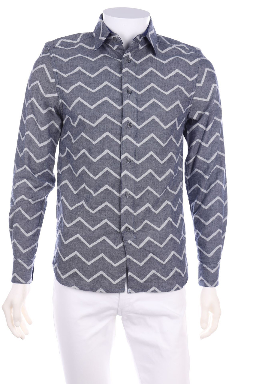 PEREGRINE - Hemd mit Zickzack-Muster - S
