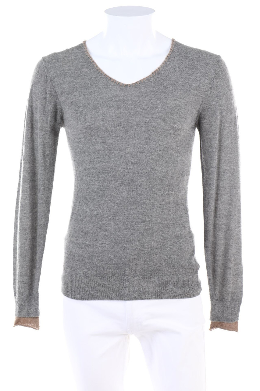 DANIELE FIESOLI - V-Neck-Pullover mit Alpaka - S