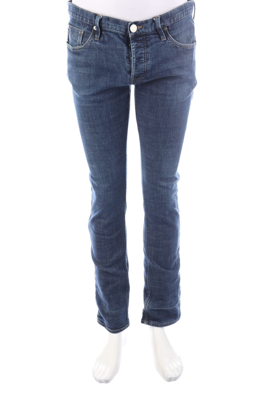 BURBERRY BRIT - Straight Cut Jeans mit Logo-Plakette - W33