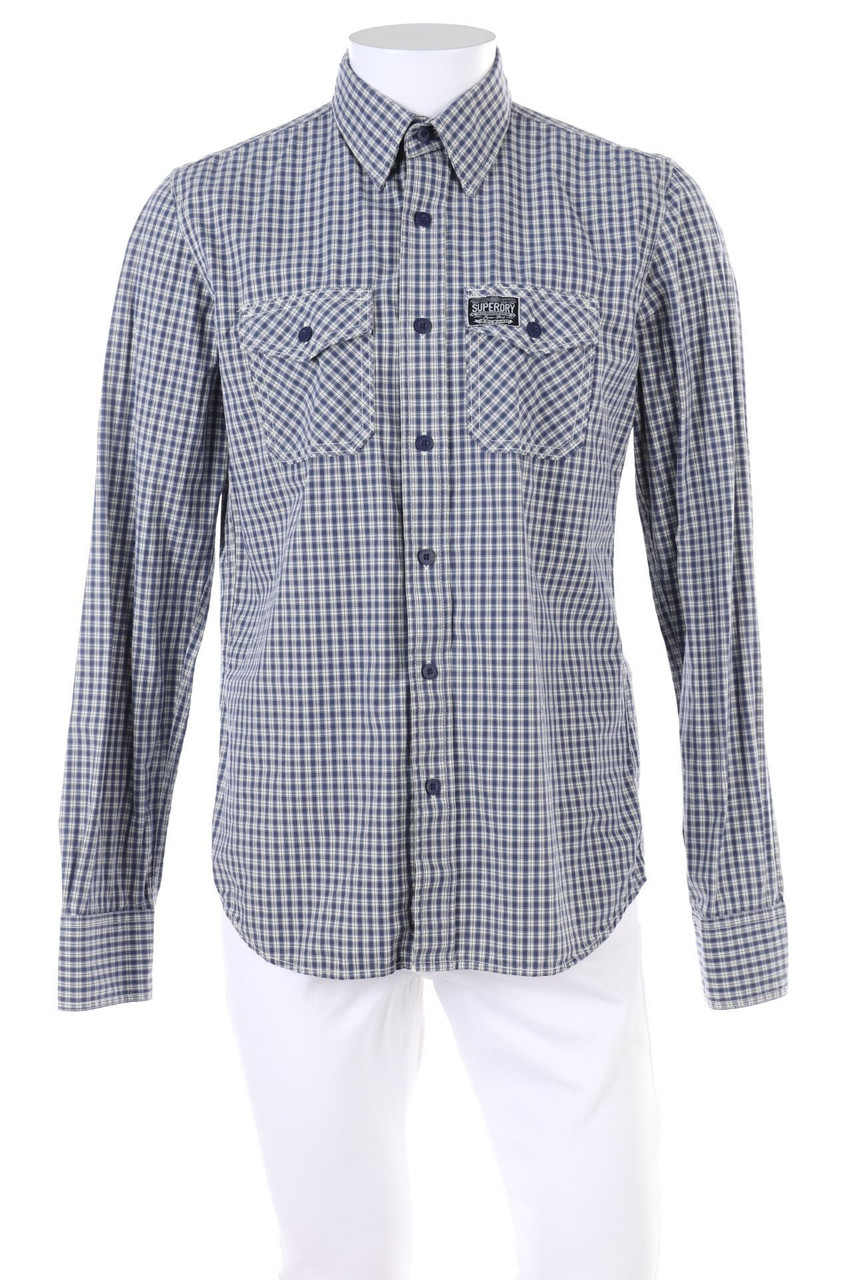 Superdry - kariertes Hemd aus Baumwolle - L