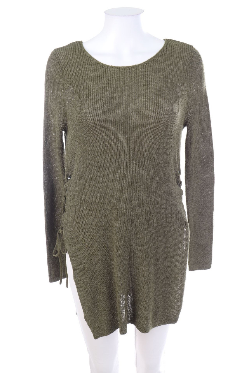 ONLY - Strick-Pullover mit Schnürung - S