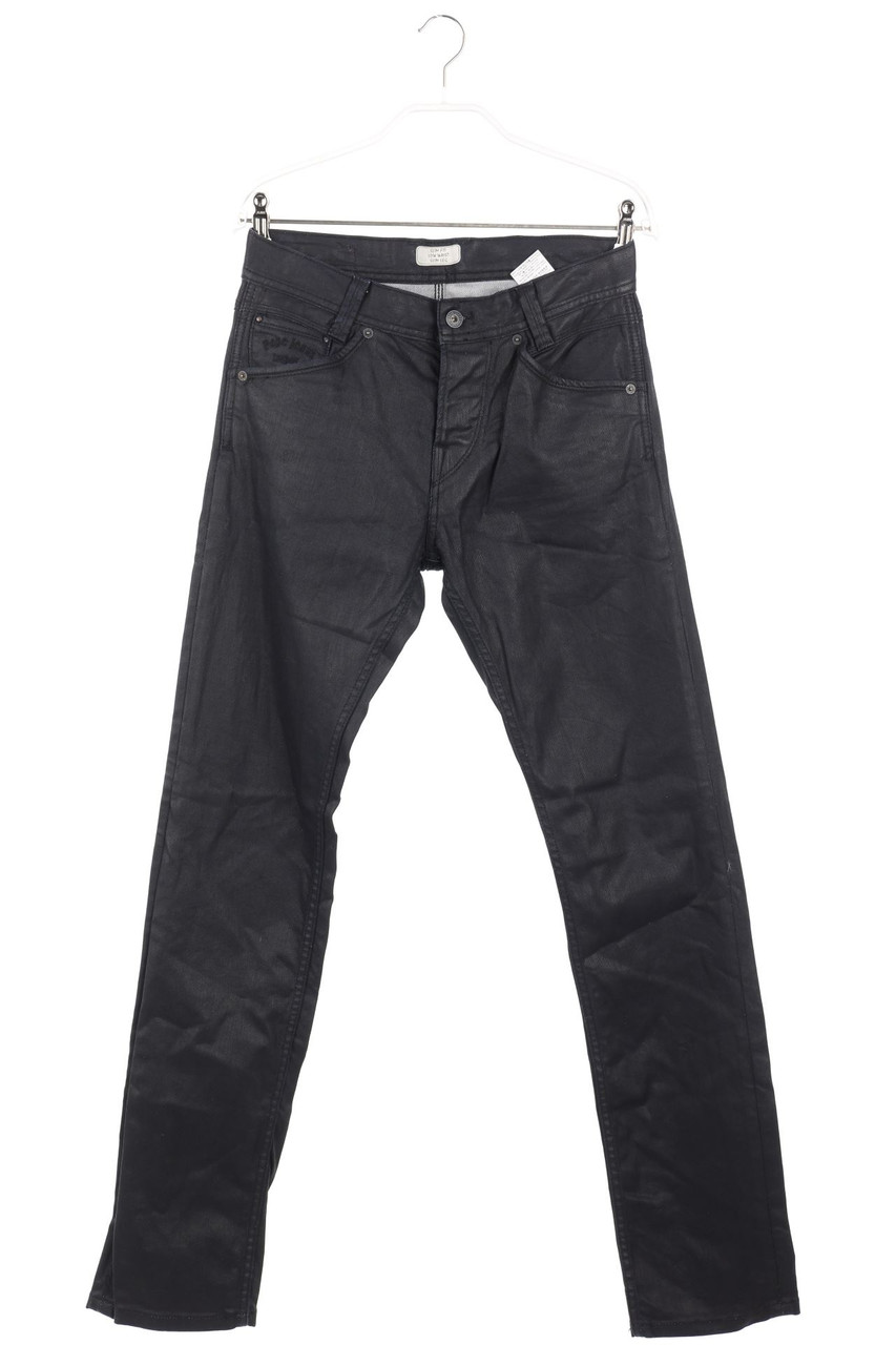 Pepe Jeans - Coated Slim Jeans mit Logo-Patch - W30